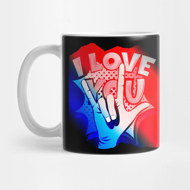 I Love You ,Sign Language by Natalie C. Designs 